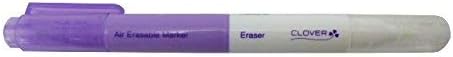 Clover 5032 Purple Fine Air Erasable Marker with Eraser (Pack of 2)