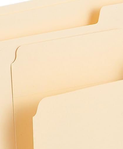 Staples File Folders, 1/3-Cut Reinforced Tab, Assorted Position, Letter Size, Perfect for Home, Office, Classroom, 250-Pack, Manila