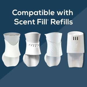 Scent Fill Cherry Blossom Plug in Air Freshener, Scented Oil Refills, 2 Refills + Diffuser