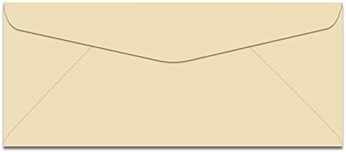 Limited Papers (TM) Regular Mailing And Business Envelopes, Left Hand Window, No. 10 (4.8 x 9.5 Inch), Gummed seal, 24 Pound, Variety of Colors And Quantities. (Ivory, 250)
