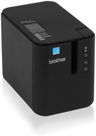 Brother PT-P900WC High-Resolution Industrial Desktop Label Printer with Wi-Fi®, Black, Large