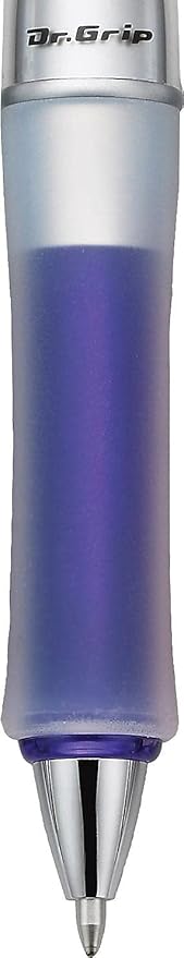 PILOT Dr. Grip Center of Gravity Refillable & Retractable Gel Ink Rollerball Pen, Medium Point, Black, Single Pen- Ideal for School, Journaling & Office Writing