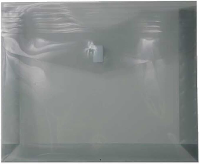 JAM PAPER Plastic Expansion Envelopes with Hook & Loop Closure - Letter Booklet - 9 3/4 x 13 with 2 Inch Expansion - Assorted Colors - 6/Pack