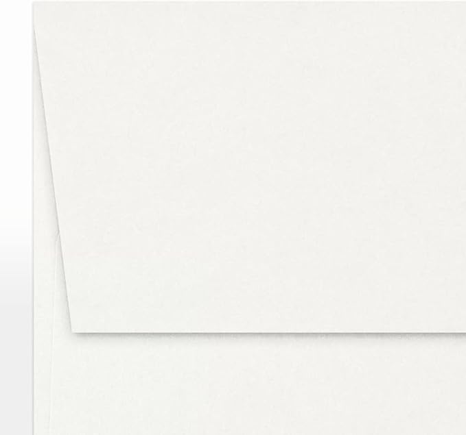 LUXPaper A7 Invitation Envelopes | Peel & Press | 5 1/4" x 7 1/4" | White | 24lb. Text | 1,000 Qty