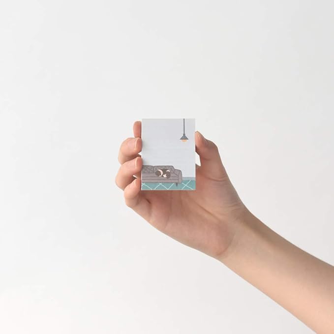 Monolike Playing Days Sticky-It - 5p Set Self-Adhesive Memo Pad 50 Sheets