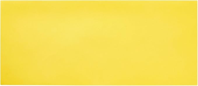 Business Envelopes - 200 Pack 10 Yellow Envelopes, Gummed Seal, 9.5 x 4.13 in - Colored Mailers for Invitations & Business Mailing - Bulk Stationery for Checks & Greeting Cards
