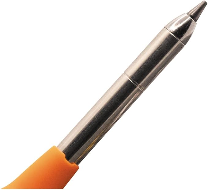 Klein Tools 86501 Skribes 2.8 mm Mechanical Carpenter Pencil with Built-In Sharpener, 4 Refills, and Deep Hole Marking for Woodworking and Construction