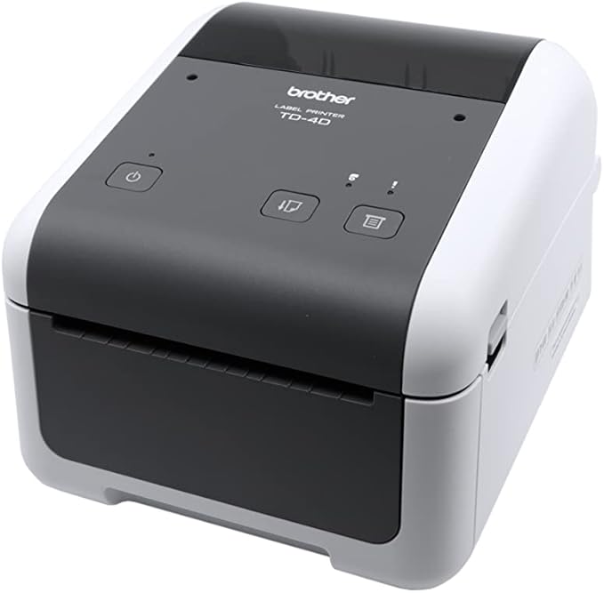 Brother TD-4210D 4-inch Entry Level Direct Thermal Desktop Printer, Print Labels and Receipts, 203dpi, 5ips, USB 2.0