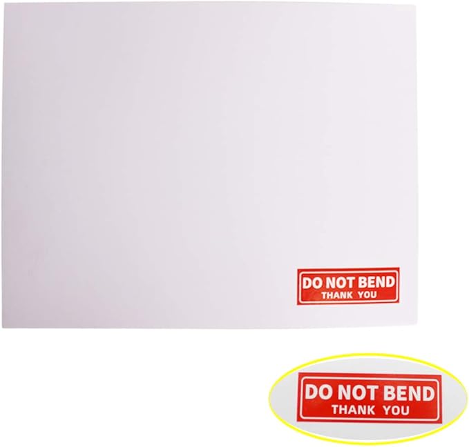 100 Pack 9X12 inch Self Seal Photo Document Mailers Stay Flat White Cardboard Envelopes White Photography Mailersfor CD, Photos, Document