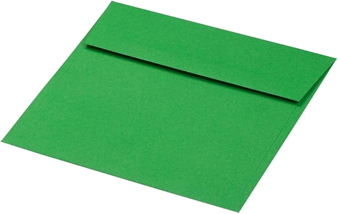 JAM PAPER A9 Colored Invitation Envelopes - 5 3/4 x 8 3/4 - Green Recycled - 25/Pack