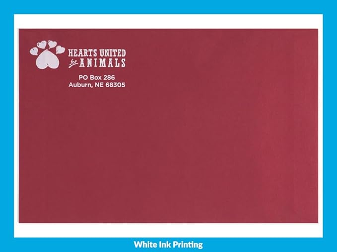 LUXPaper A9 Invitation Envelopes | Peel & Press | 5 3/4" x 8 3/4" | Garnet Red | 80lb. Text | 50 Qty