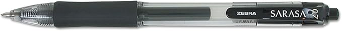 Zebra Pen Sarasa Dry X20 Retractable Gel Pens, 0.7mm Medium Point, Black Ink with Rapid Dry Ink Technology, Ideal for Office Supplies and School Supplies, 36-Pack (46136)