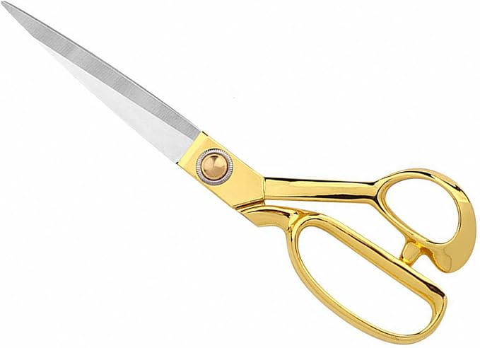 Professional Fabric Scissors,10" Sewing Scissors, Heavy Duty Shears for Fabric,Leather,Raw Materials,Dressingmaking,Upholstery Shears for Dressmakers Students Office Crafting