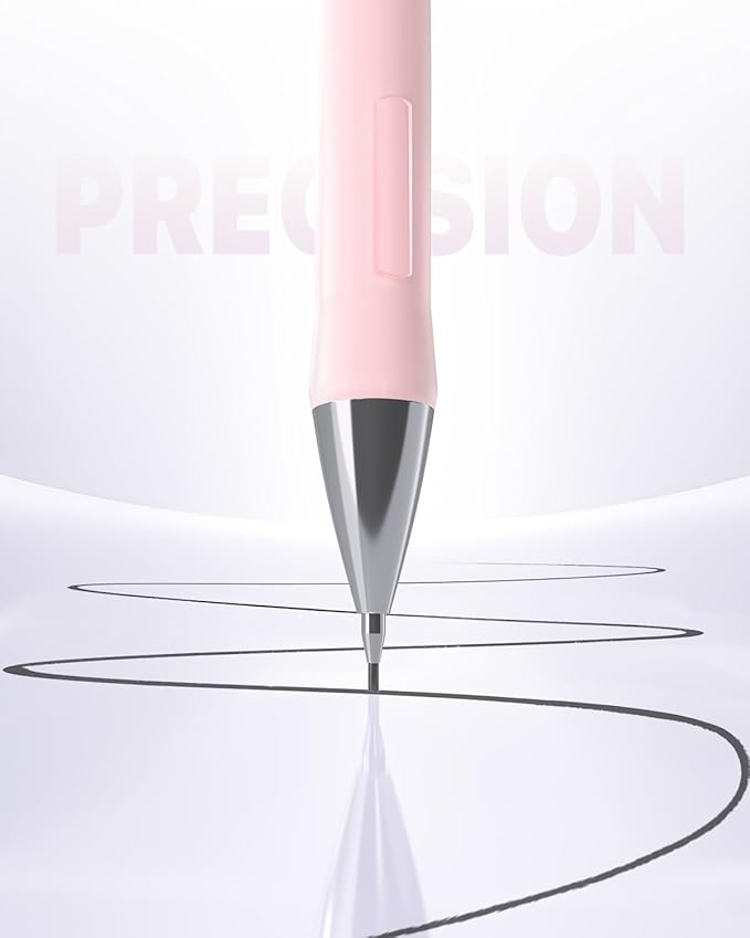 Four Candies 0.5 mm Mechanical Pencil Set - 6PCS Cute Pencils with 360PCS HB & 2B Lead Refills, 3PCS Pastel Erasers and 9PCS Eraser Refills, Aesthetic School Supplies for Writing Drawing Drafting