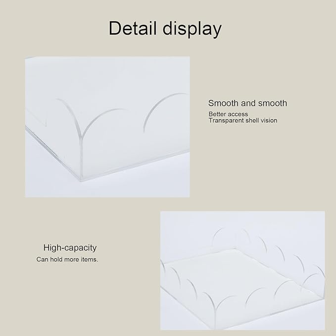 Acrylic Letter Tray,Desk Organizers and Accessories for Papers,Documents,Folders,Notebooks and Stationery,Magazine File Holder for Office,Home and Classroom