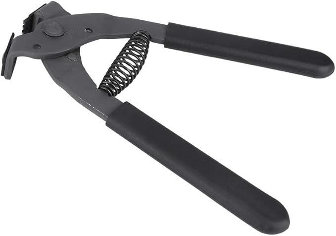 Leather Punch Tool Silent Pliers, 6.7in Handheld Leather Hole Punch Tool with 0.15in Head, DIY Leather Art Craft Hole Punch Stitching Hand Pliers for Belts Straps Saddles Shoes (4mm-4 Teeth)