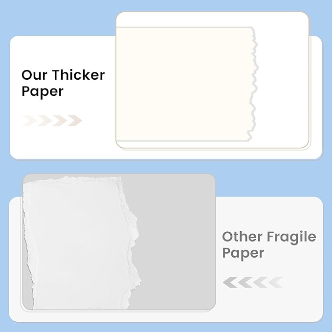 160 Sheets Cardstock Paper 8.5 x 11 Heavyweight Weight 200gsm Off-white Card Stock Paper Printing, Crafts, Invitations Smooth Printer Cardstock Paper Bulk Construction Paper DIY & Professional Use