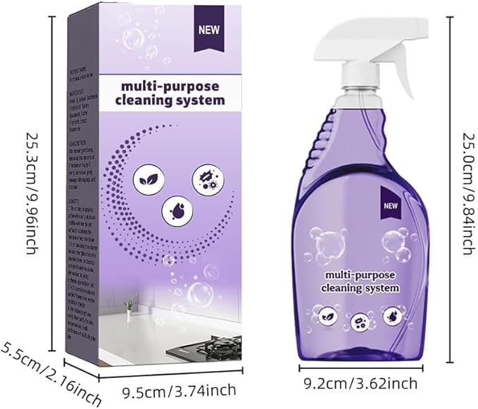Drclean Spray Oven Cleaner,Dr Clean Spray Cleaner for Ovens,All-Purpose Cleaners,Multi-Surface Cleaners with Concentrated Cleaning Tablets,Nuroclean Sprays,Cleaning Sprays for Kitchen,Bathroom(18pcs)