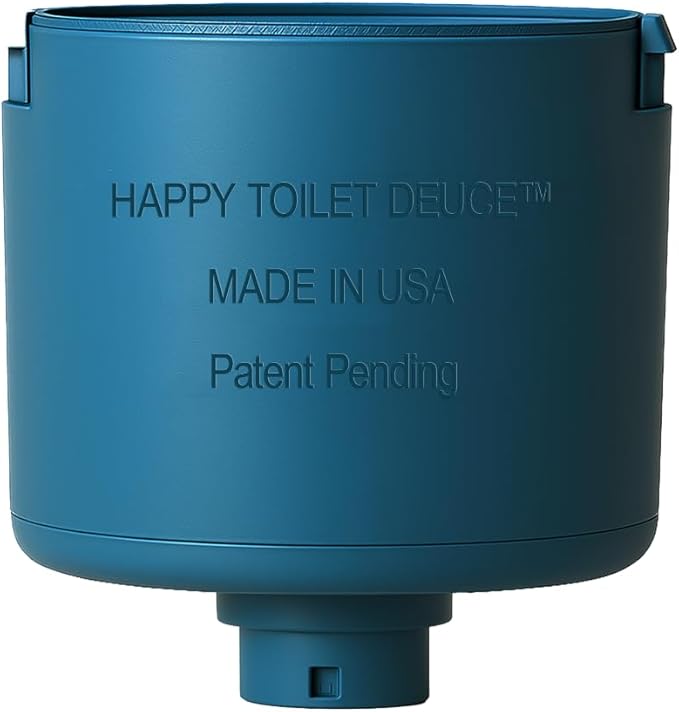 Happy Toilet Cleaner Deuce - Compatible with Kohler Toilets & Canister Flushing Systems - Automatic Toilet Bowl Cleaner Toilet Tablet Holder Toilet Cleaning System for Auto Filter Self Cleaning Flush