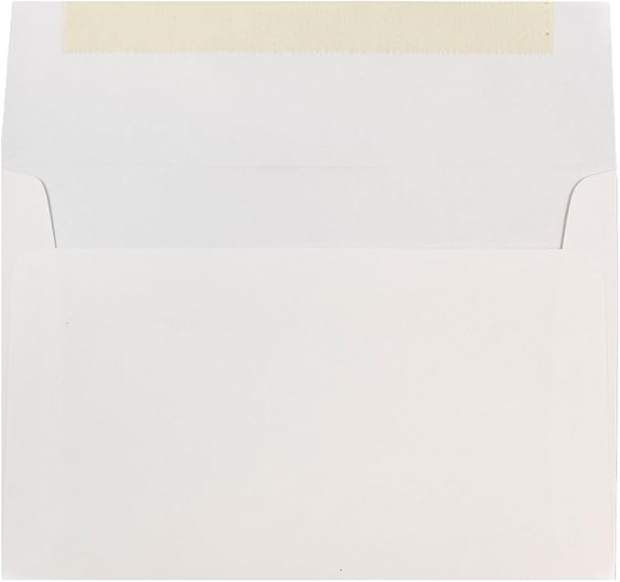 JAM PAPER A8 Invitation Envelopes - 5 1/2 x 8 1/8 - White - 50/Pack