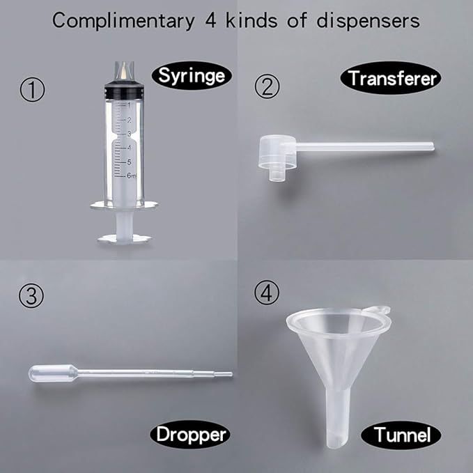6 Pack 30ml / 1 Oz Clear Black Refillable Perfume Bottle, Portable Square Empty Glass Perfume Atomizer Bottle Spray Applicator with 4 kinds of perfume dispenser(3 Pack clear 3 Pack Black Assorted