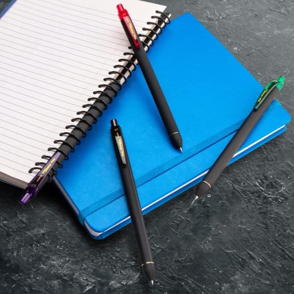 EnerGel Kuro Liquid Gel Pen, (0.7mm) Medium line, Assorted Ink, 24-pk