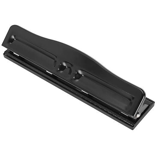 4 Hole Punch, 4 Ring Hole Puncher, Adjustable Punch Paper Heavy Duty, 10 Sheets Binder Hole Puncher for File Folder Office Home Punching Machines