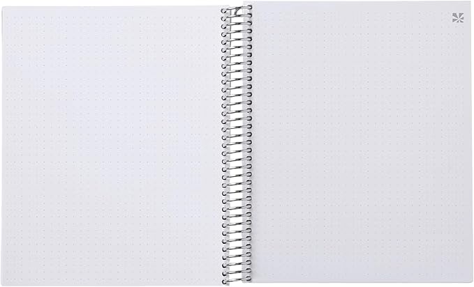 Erin Condren 8.5" x 11" Spiral Bound Dot Grid Journal Notebook, Bullet Journal with 160 Pages, Thick Paper for Planning, Sketching, Note Taking, Journaling and Organizing, Journey