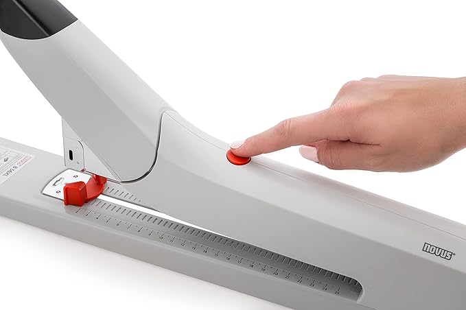 Novus B56 XL Heavy Duty Long Arm Stapler, 20-170 Sheet Capacity, 9.75" Stapling Depth, Anti-Jam, German Engineered (023-0062)
