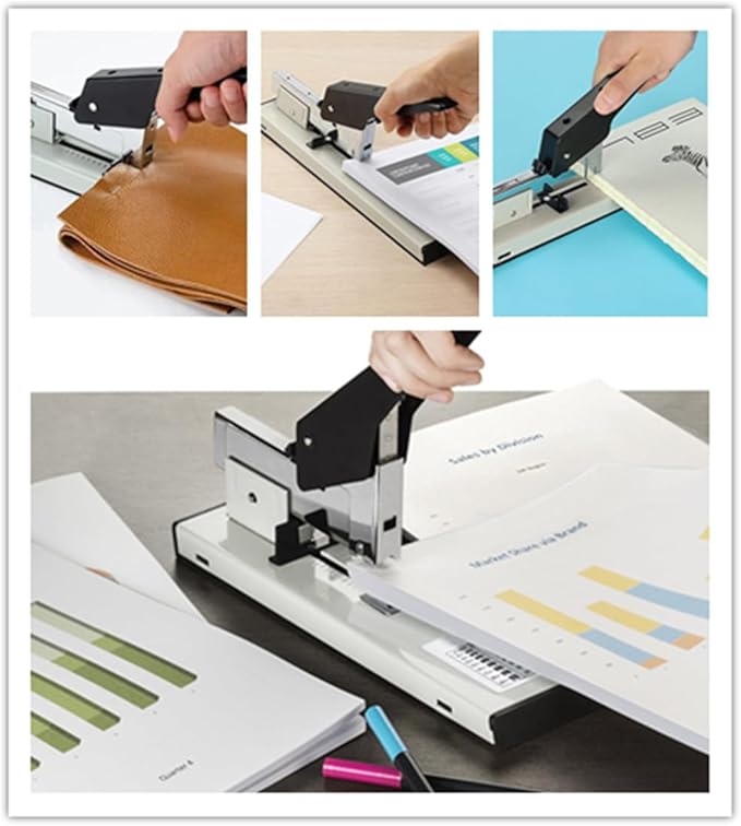 High Capacity Large Stapler with Staple Remover and 4000 Staples, Easy to Load Heavy-Duty Stapler 240 Sheet, Booklet Stapler, Commercial Stapler