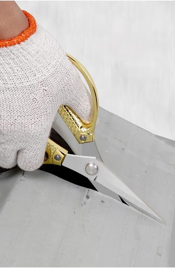 Yellow Office Scissors -Heavy Duty & All Purpose, Stainless Steel, Ideal for Kitchen office & Home Use