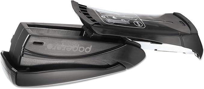 Bostitch Office Inspire Stapler, 15 Sheet Capacity, One Finger Use, No Effort, Spring Powered Stapler, Black