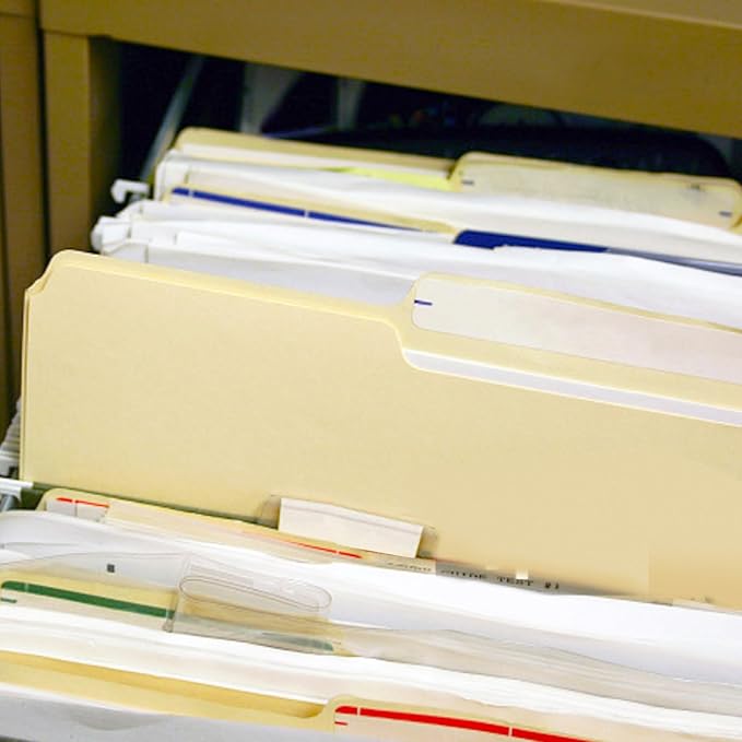 File Folder, RAZCC 200 Pack 1/3 Cut Tab File Folders Letter Size, Manila Folders, Folders with Tab, Great for Organizing and Easy File Storage