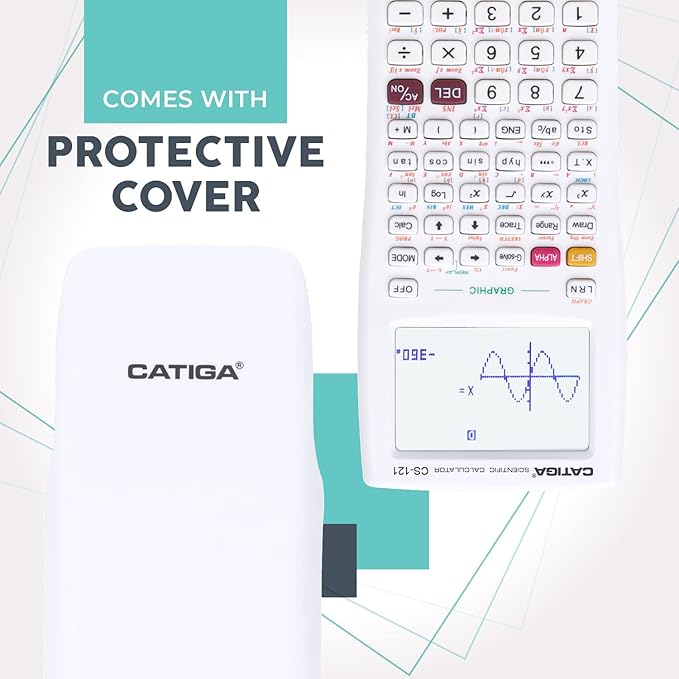 Scientific Calculator with Graphic Functions - Multiple Modes with Intuitive Interface - Perfect for Students of Beginner and Advanced Courses, High School or College