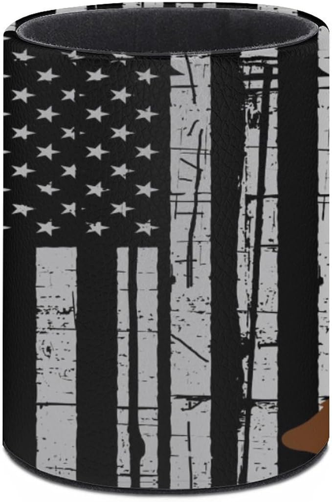 Sasquatch Pen Holder Pencil Organizer Cute Pencil Cup Desk Decor Makeup Brush Holder PU Multifunctional Office Suppliesfor Home Classroom School