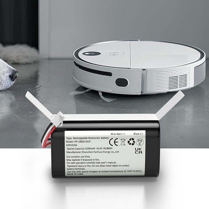 JIIKER Replacement Battery Compatible with eufy G40 Series,G30 Series,RoboVac 11/11S/11S+/11S MAX/12/15C/15C MAX, G10 Hybrid, G20, G30, G35, G35+,RoboVac Vacuum