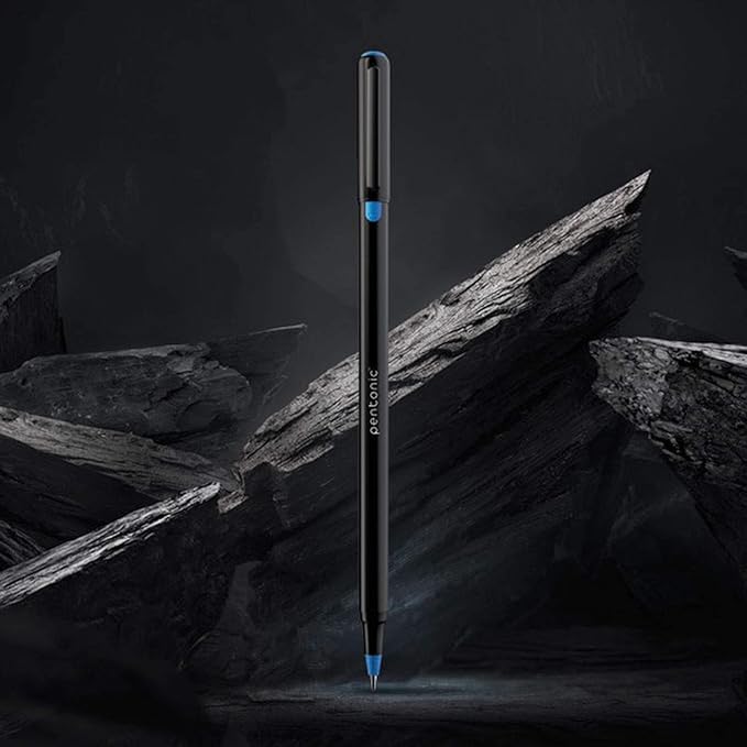 linc Pentonic Ballpoint Pens In Pen Organizer, Bulk 50 Count, Black Ink, 1.0 mm Medium Point, Smooth Writing For Journaling, Office & School (PEN12537)