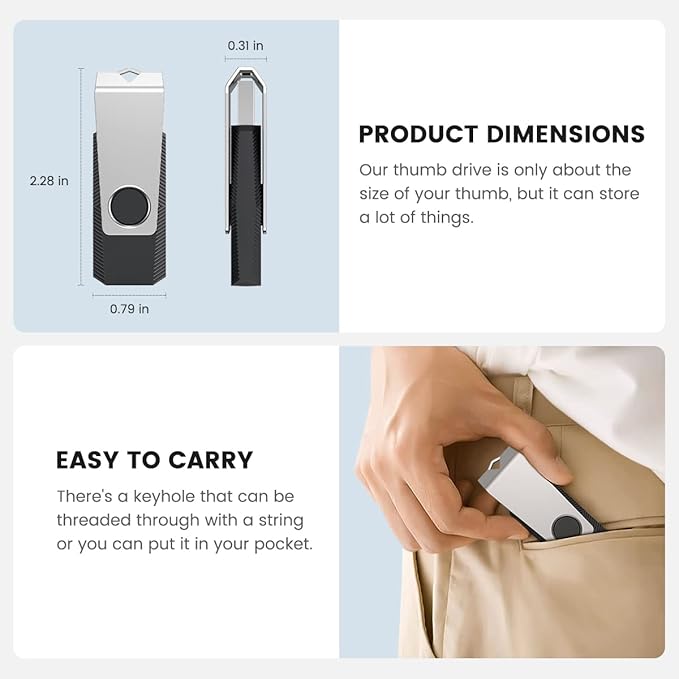 Aiibe 64GB Flash Drive 3.0 5 Pack 64GB USB 3.0 Thumb Drive USB Drives 64 GB Jump Drive Memory Stick Multi Pack 64 GB Flash Drives (64G, 5 Mixed Colors: Black Red Cyan Green Purple)