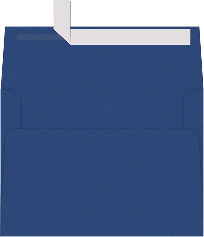 100 Pack A2 Blue Envelopes Self Sealing Adhesive Perfect for Weddings, RSVP, Invitations, Baby Shower,Greeting Cards,Announcements, Thank You Notes| A2(4.375 x5.75 Inches)