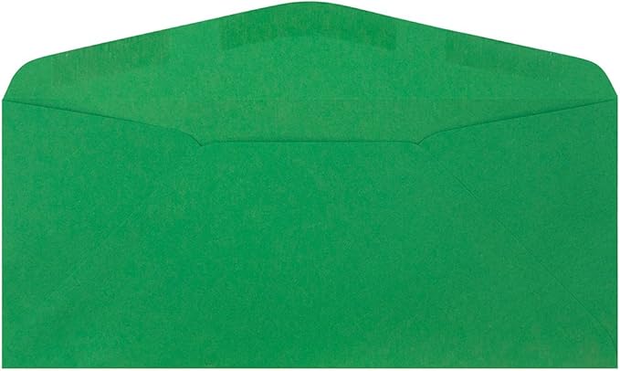 JAM PAPER #9 Business Colored Envelopes - 3 7/8 x 8 7/8 - Green Recycled - Bulk 500/Box