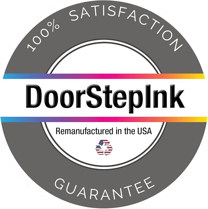 DoorStepInk 67XXL Black Remanufactured Combo 2 Pack Ink Cartridge Replacement for 67XXLโCompatible with HP Ink 67 XXL Printers โ 67 XXL hp Ink Cartridge for HP Printers, DeskJet 2724 2725 2755e 4155