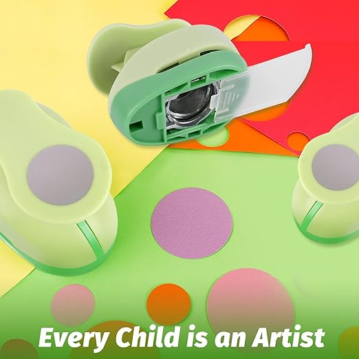 UCEC Craft Hole Punch, 9 Pcs 5/8 Inch Paper Punches for Crafting Hole Punch Shapes Hole Puncher for Crafts, Different Shape Crafting Designs for Crafting & DIY Projects