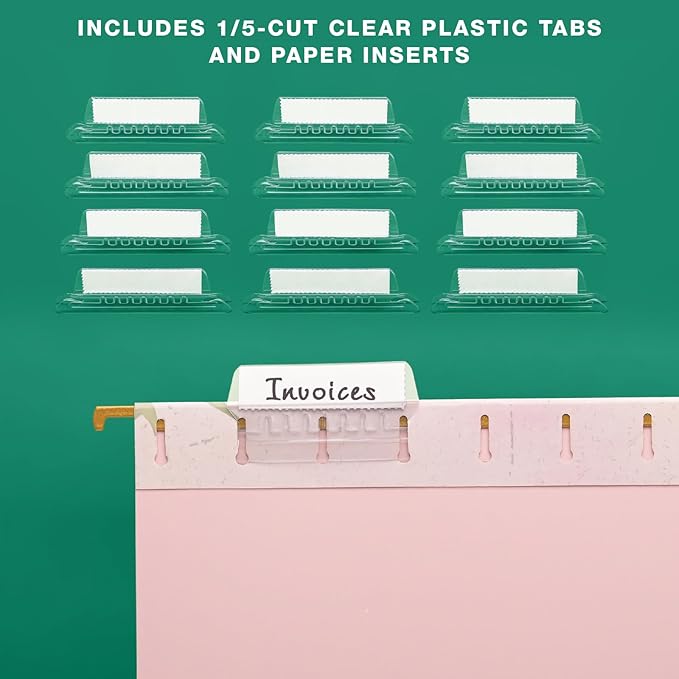 Global Printed Products Deluxe Designer Hanging File Folder Kit, Includes Metal Hanging Basket, 12 Hanging Folders, 24 File Folders, 1/3 Cut Tab, Assorted Positions, Letter Size (Watercolor Floral)