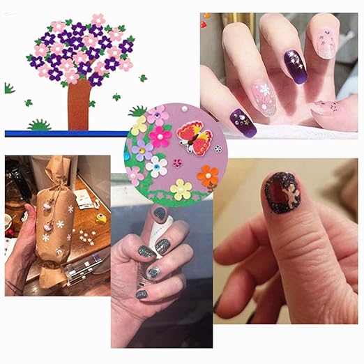 Punch Craft Set, 12 Pack Multicolored Shapes Hole Punch Great for Crafting & Fun Projects