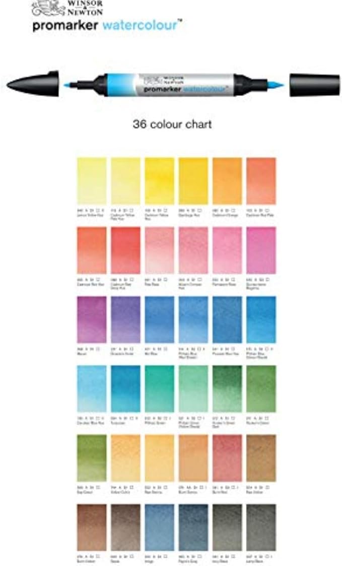 Winsor & Newton ProMarker Watercolor Marker, Burnt Umber