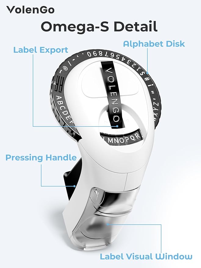 Embossing Label Maker, Vintage Embossed Label Maker, Handheld Retro Manual Labeler Machine with 10 Rolls 3D Embossed Tapes, Portable Old School 3D Embosser for Kids School Items, Black