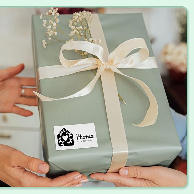 3-Roll Phomemo M110 Original Labels 1.5"*2.25"(40x60mm),Black on White, Compatible with Phomemo M110/M120/M200/M220/M221 Label Printer, Multi-Purpose Self-Adhesive Thermal Label,130PCS/Roll