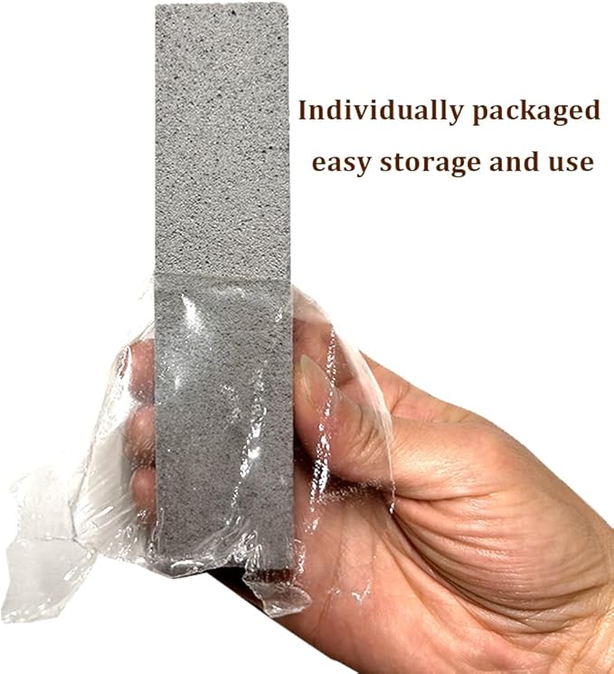 8 Pack Pumice Stones for Toilet Cleaning Pumice Sticks Remove Toilet Bowl Hard Water Rings, Calcium Buildup and Rust,Cleaning Stone Pumice Stone for Toilet Bowl, Pool, Bath, Kitchen, Barbecue