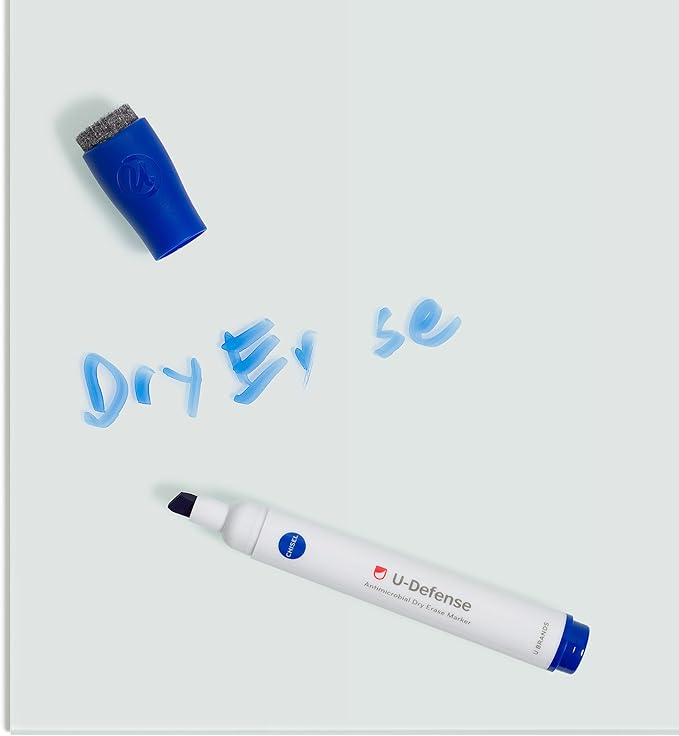 U Brands Liquid Chalk Markers For Blackboard, Chalk Board, and Dry Erase Boards, with Eraser, Assorted Bright Colors, Set of 24