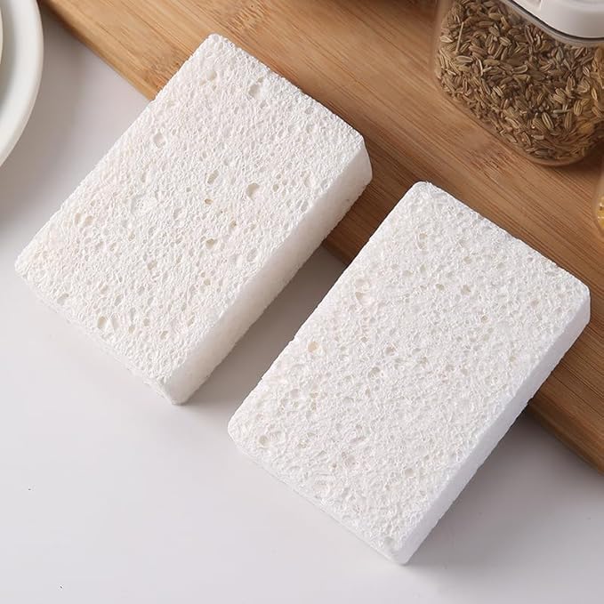 24 - Pack Non-Scratch Scrub Sponges - Sponges for Dishes and Washing Dishes, Cleaning Sponges for Kitchen Home and More(White)
